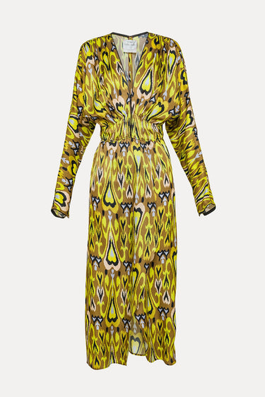 NOTHERN LIGHT PRINT SATIN DRESS-Dress-Forte_Forte-Debs Boutique